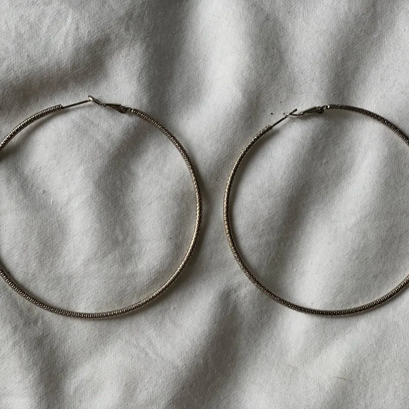 Silver Hoop Earrings photo 1