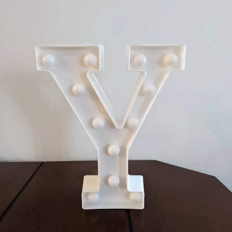 Marquee Letter "Y" photo 1