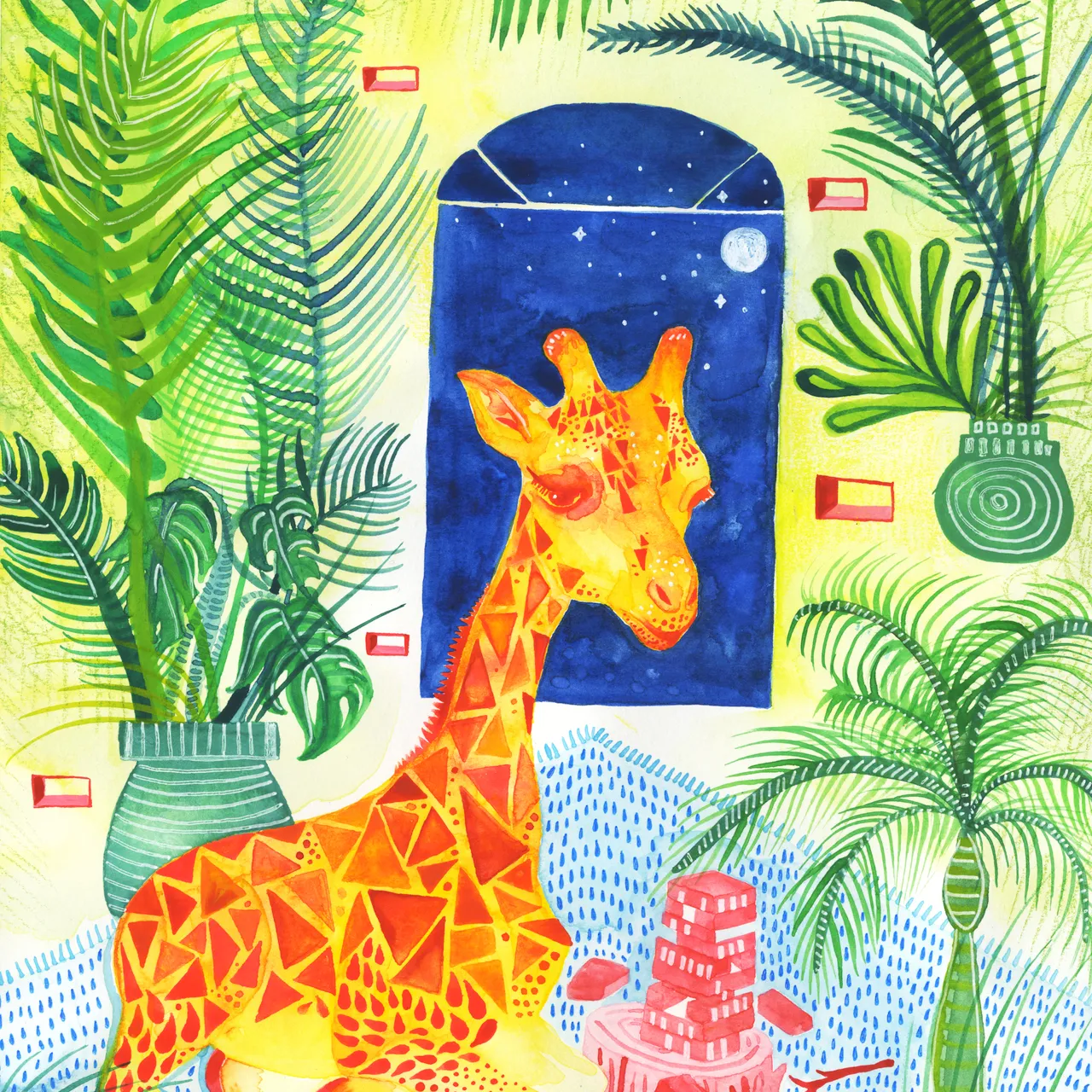 Giraffe Digital Print photo 1