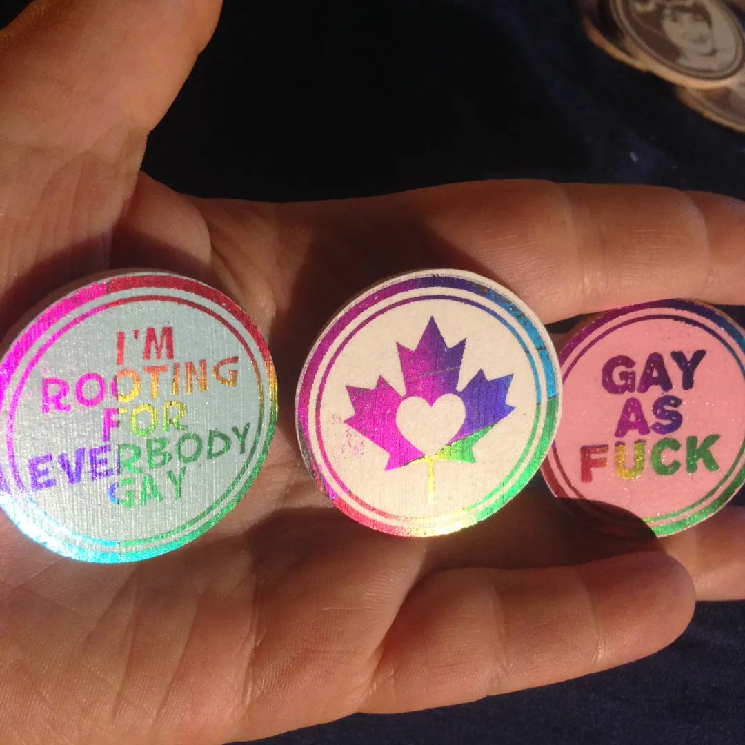 Handmade Rainbow Pride Pins photo 1