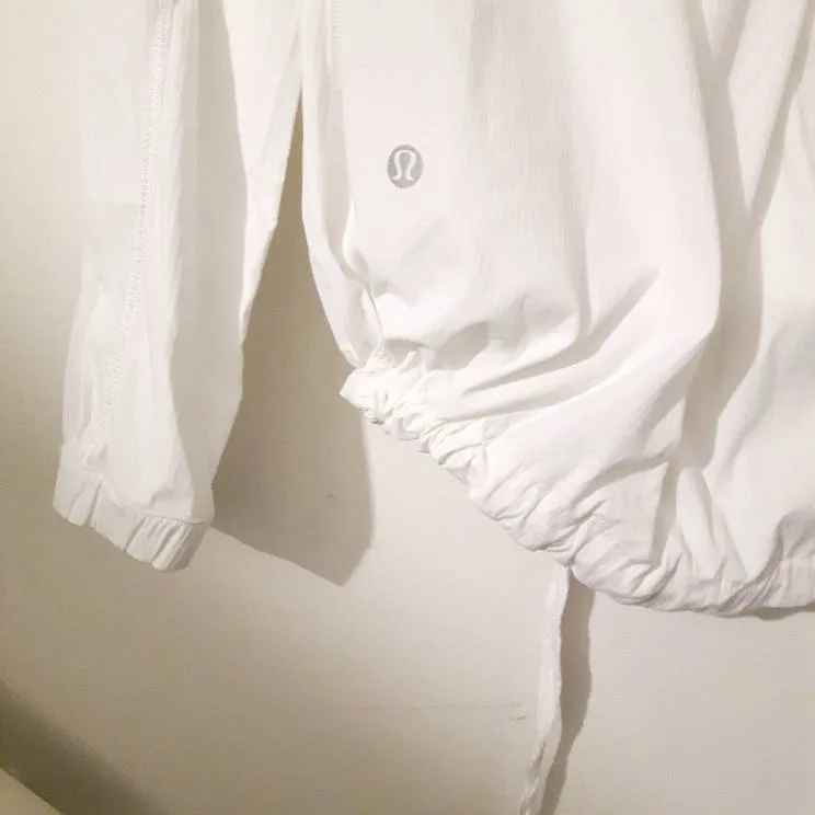 Lululemon Transition Jacket - White Size 6 photo 9