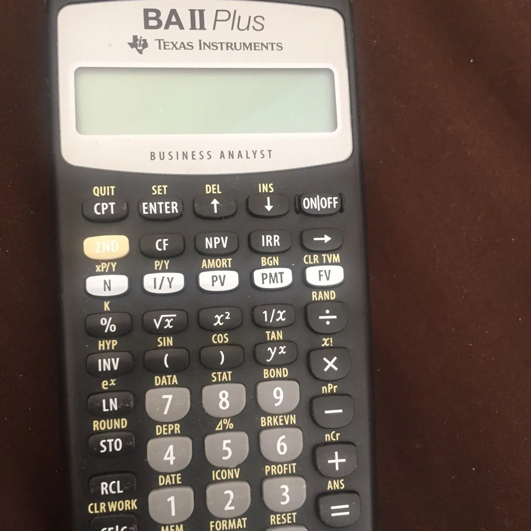 Texas BA2  Scientific Calculator photo 1