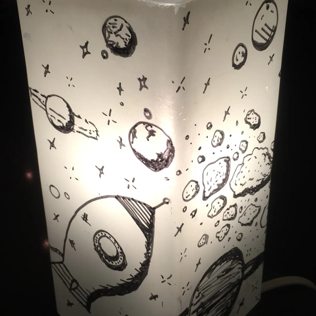 IKEA Hand-drawn Space Lamp photo 4