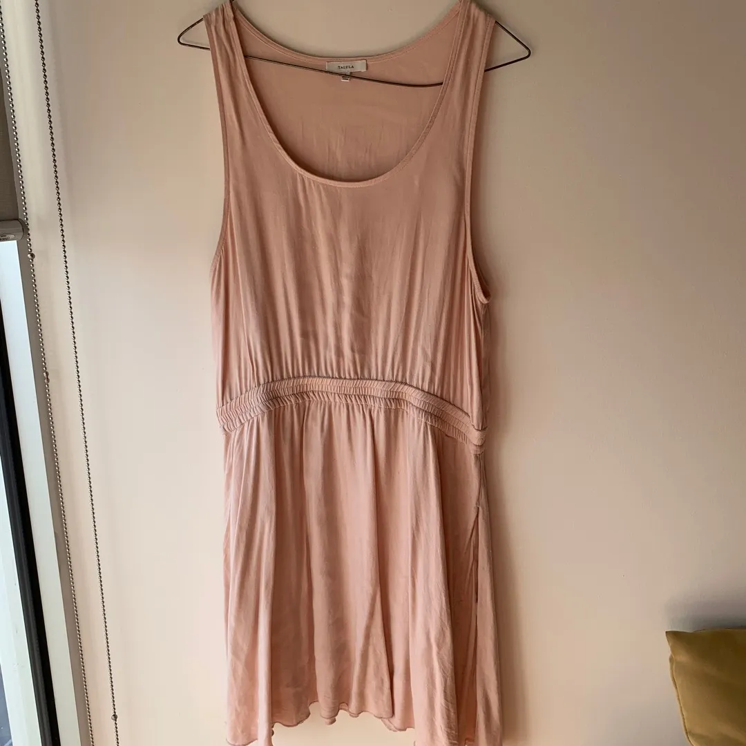 Aritzia / Talula Pink Dress w/ Pockets (size large) photo 1