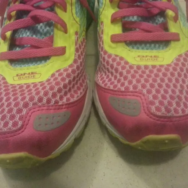 Reebok One Runners In Hot Pink, Turquoise & Florescent Yellow... photo 10