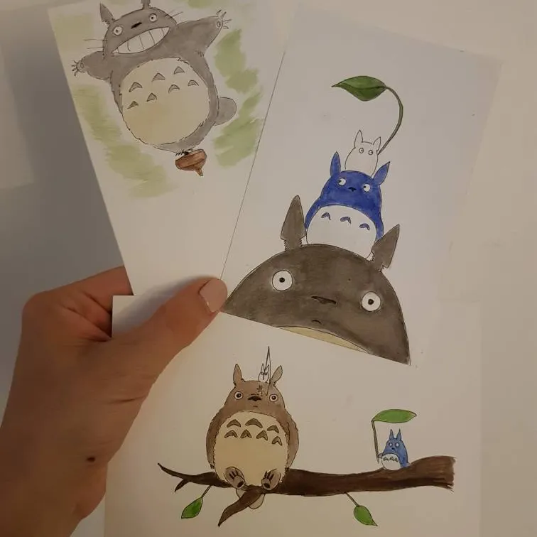 Totoro Watercolour photo 1