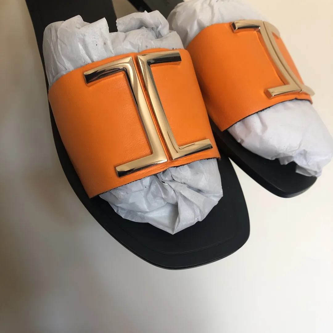 Size 9 Asos Sandals In Orange photo 3