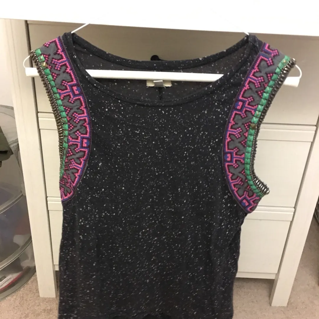 Urban Outfitters Embroidered Tank Top photo 1
