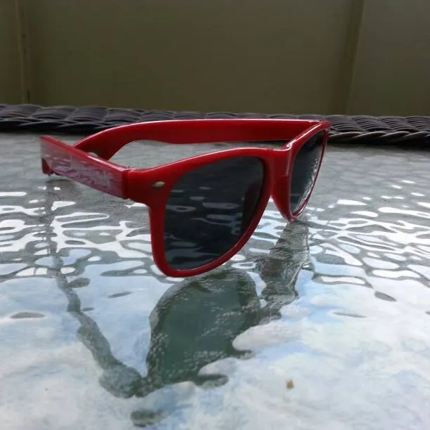 Cool Red Shades With Two Bottle Openers Attached photo 1