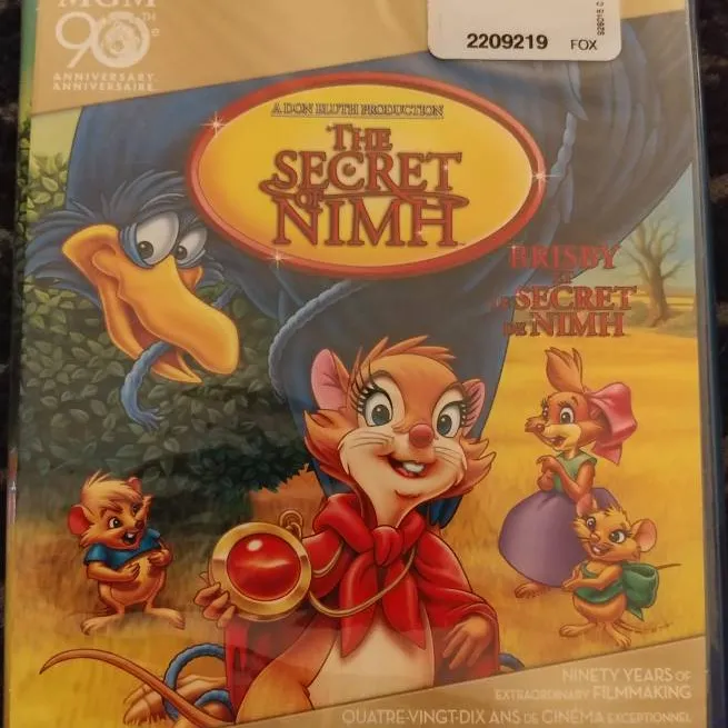 The Secret of Nimh Blu-ray, Unopened photo 1