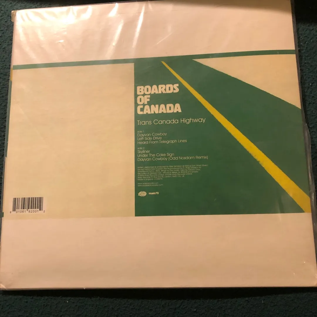 Vinyl - Boards Of Canada’s Trans Canada Highway EP photo 3