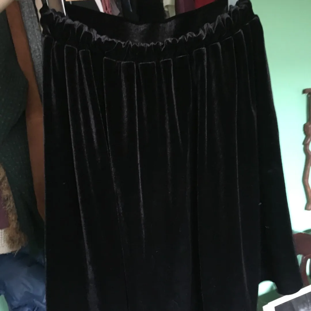 American Apparel Velvet Skirt photo 3