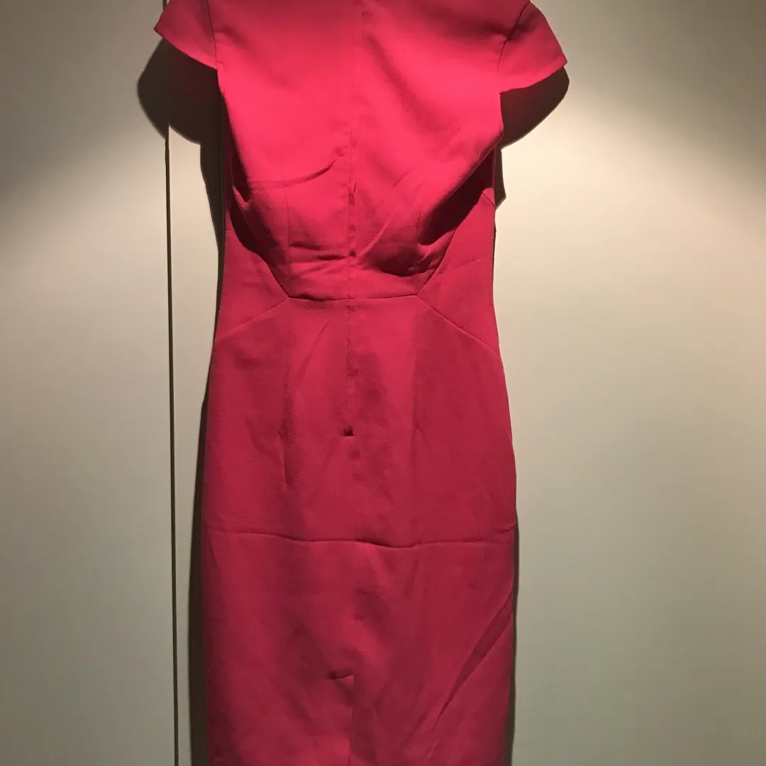 H&M Fushia Work Dress -Size 6 photo 3