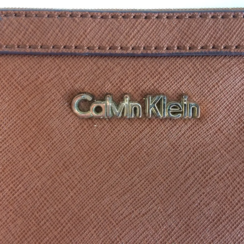 Calvin Klein Saffiano Leather Wristlet photo 3