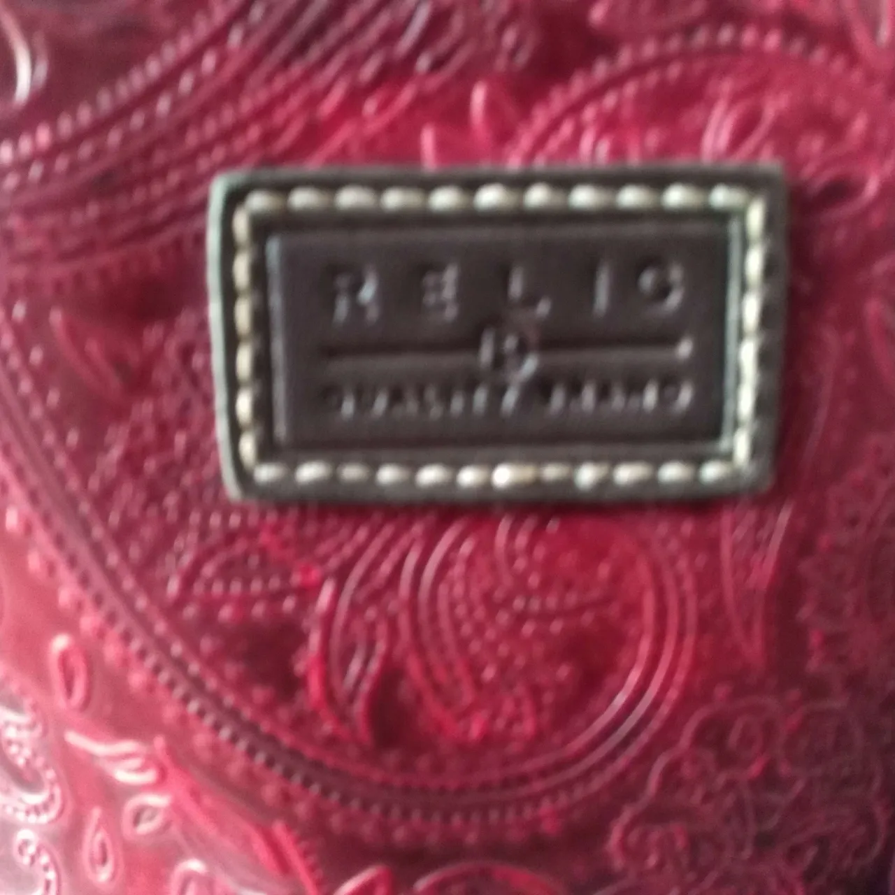 Gorgeous embossed leather purse photo 6