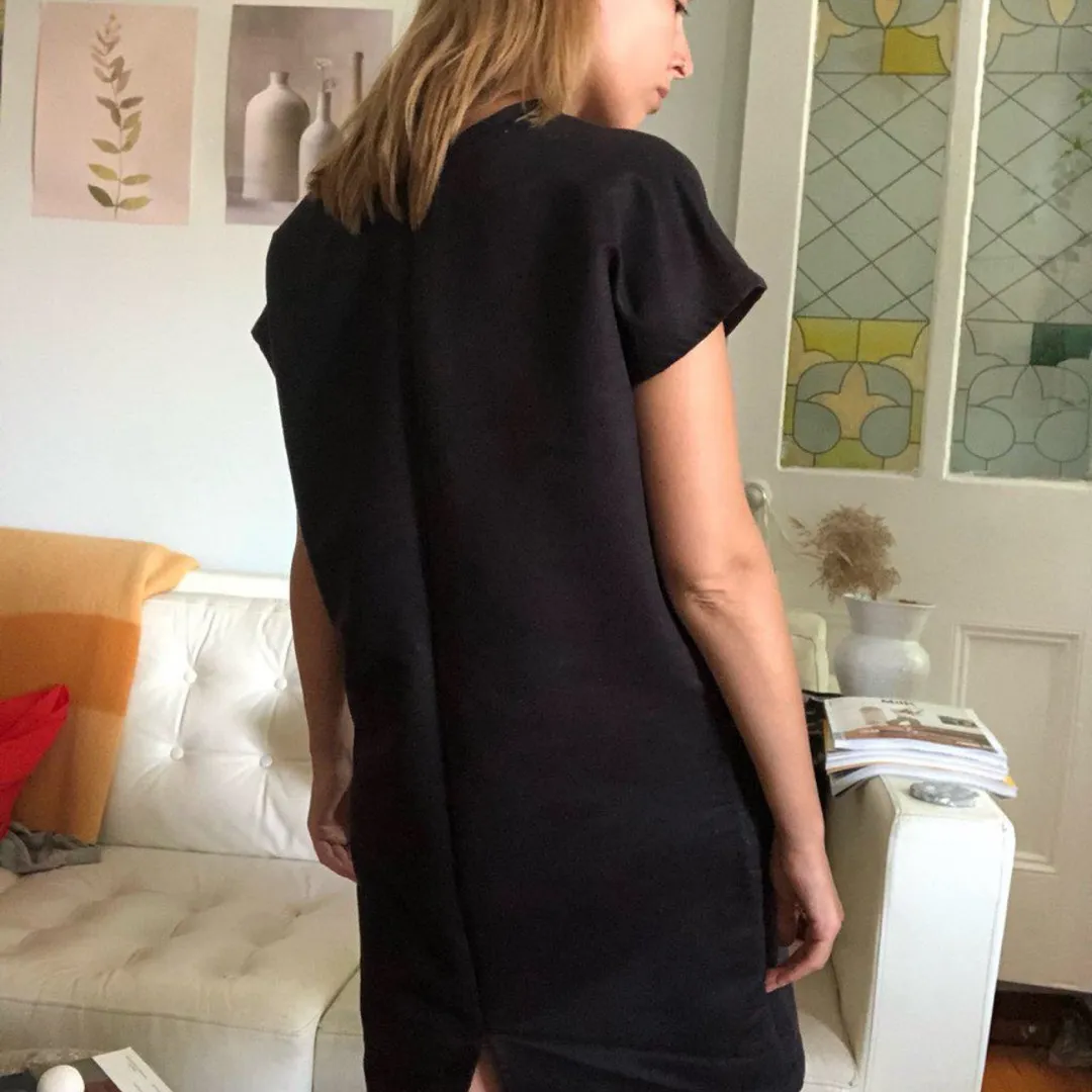 Size Small Navy Suede Dress From MEG store photo 4