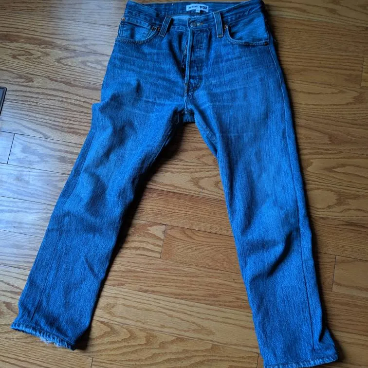 Re/Done Levi's Stovepipe High Rise Jeans photo 3