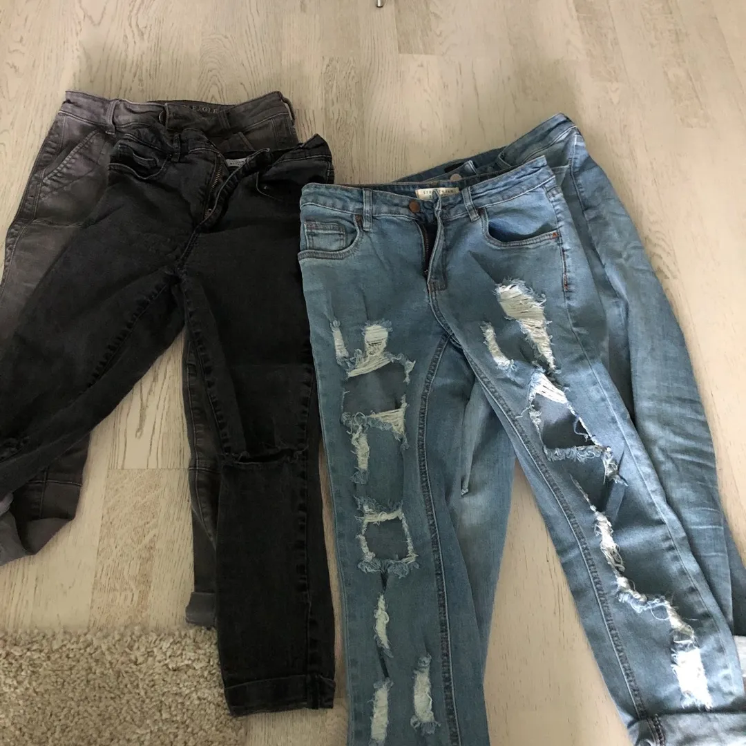 Assorted Jeans! (black, Blue, Ripped + High Waisted) photo 1