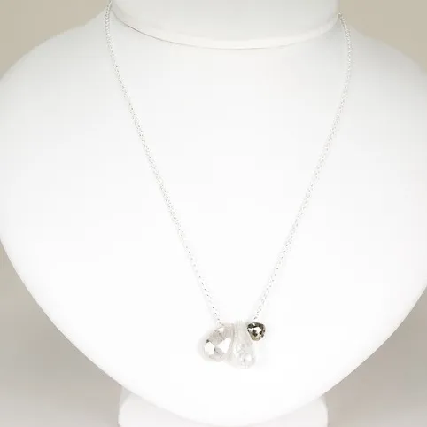 NEW Fine Jewelry Necklace - Sterling Silver x White Sapphire ... photo 3
