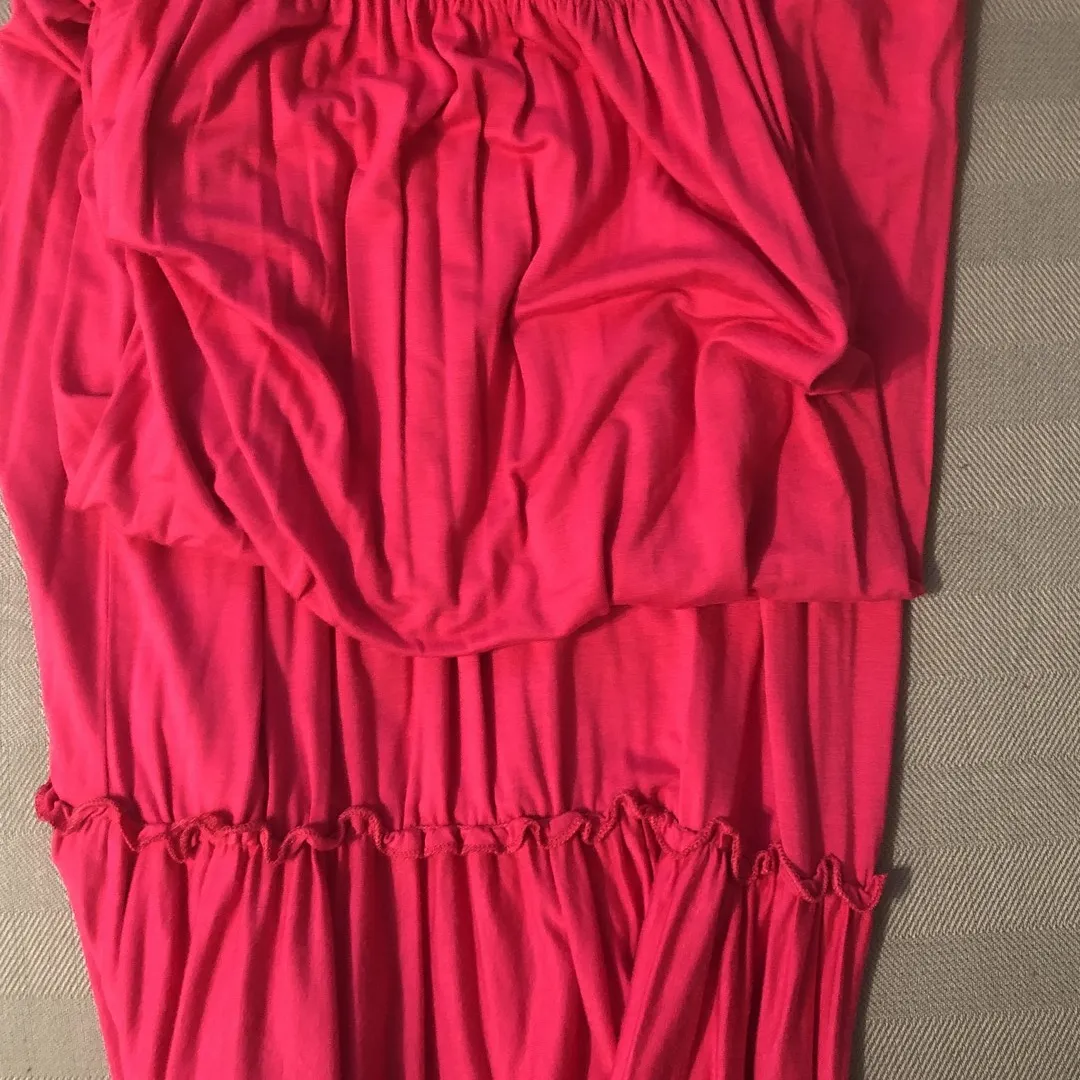 Primark Pink Strapless/tube Maxi Dress photo 5