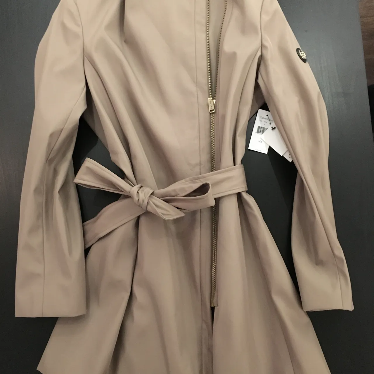 NEW Calvin Klein Trench Coat - Tags Still On photo 1
