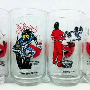 1989 Ghostbusters 2 Promotional Glasses 4 of 6 Set photo 1