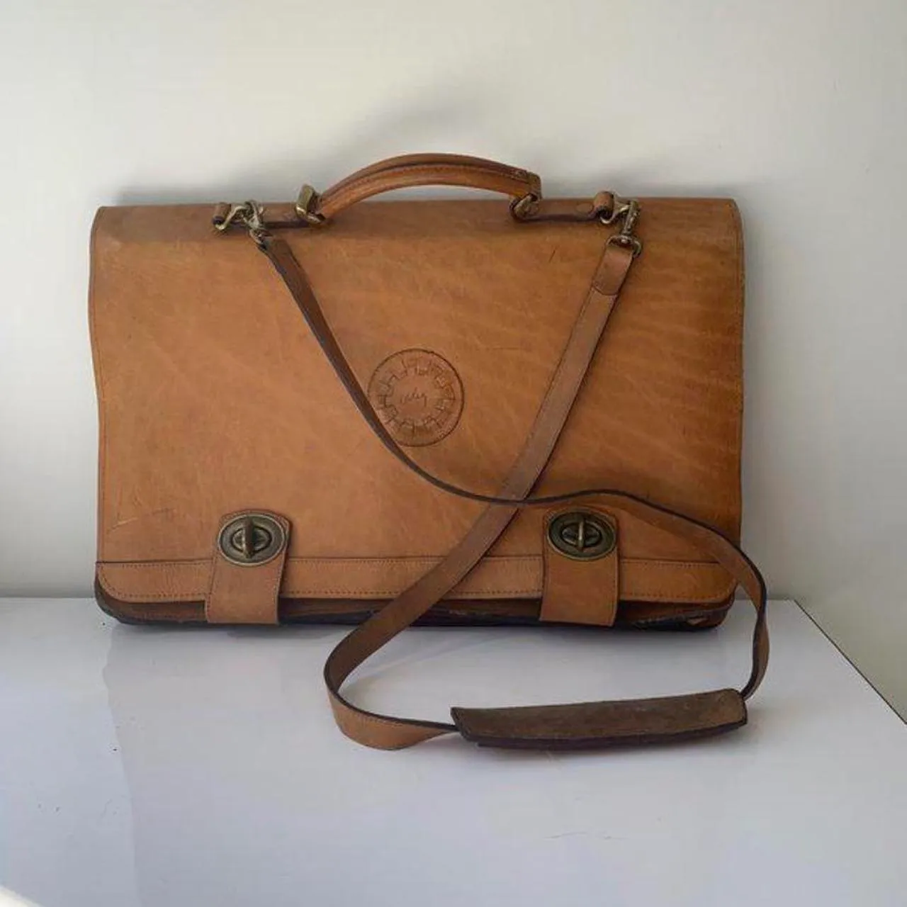 Velez Handmade Leather Briefcase photo 2