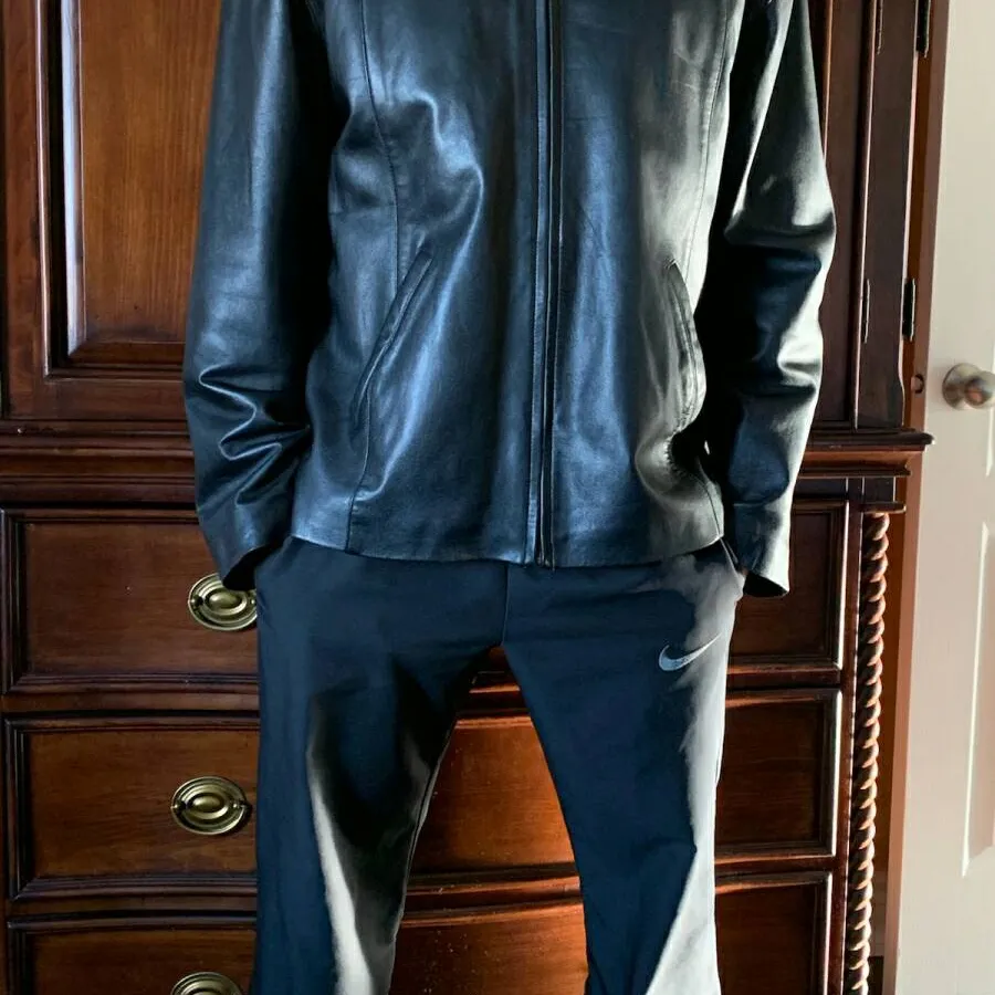 Brockton Men's XL Leather Jacket photo 3