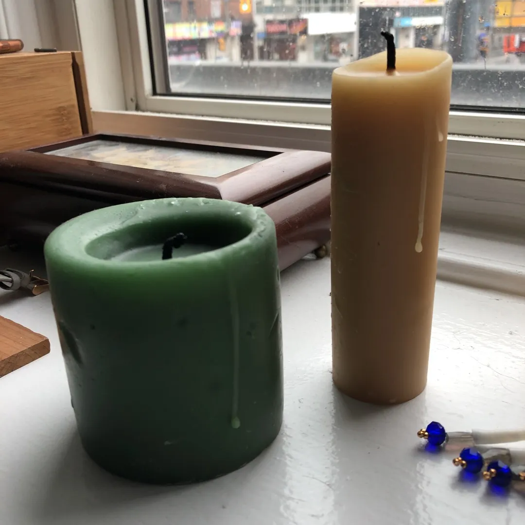 Two Beeswax Candles photo 1