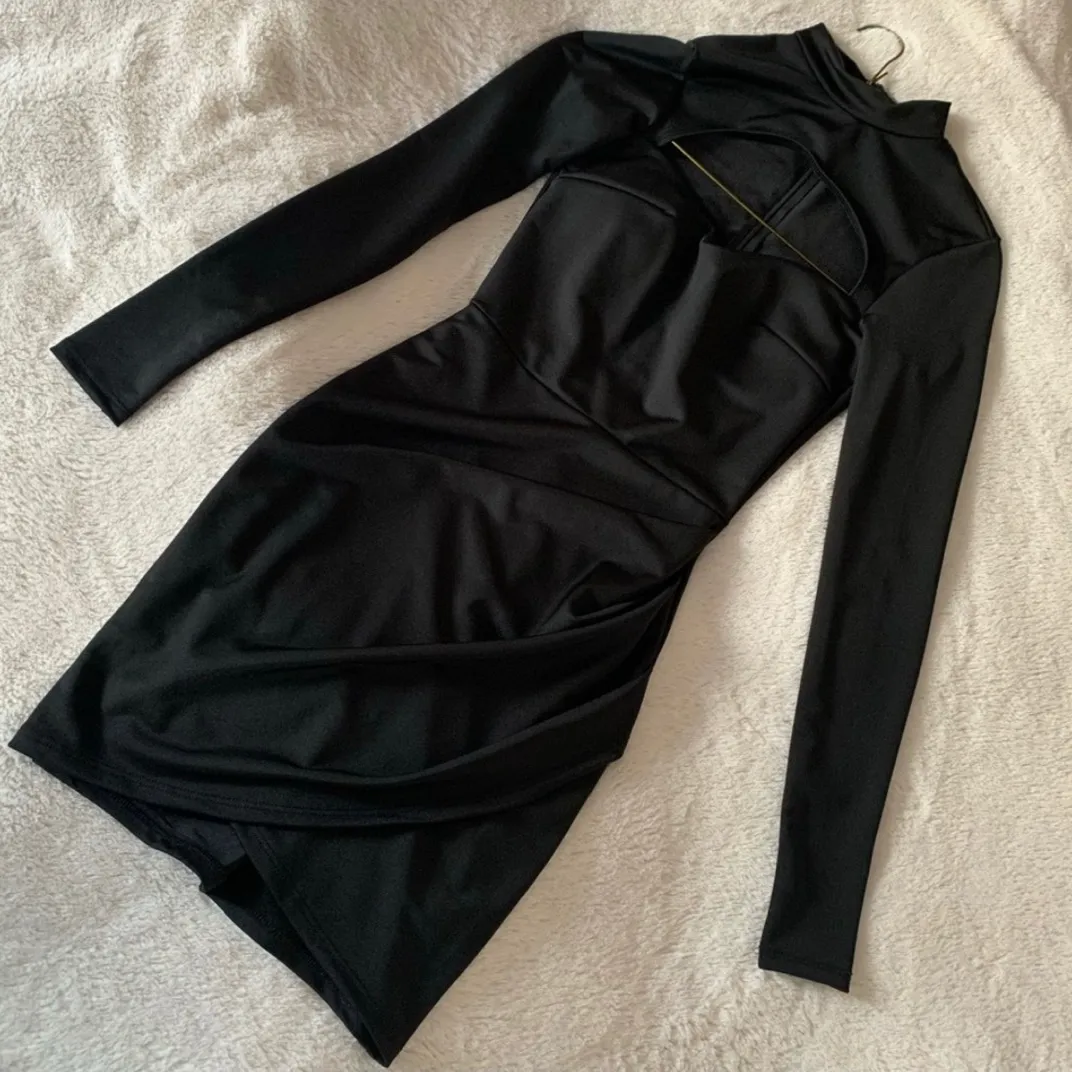 Fashion Nova Cut-Out Little Black Dress photo 1