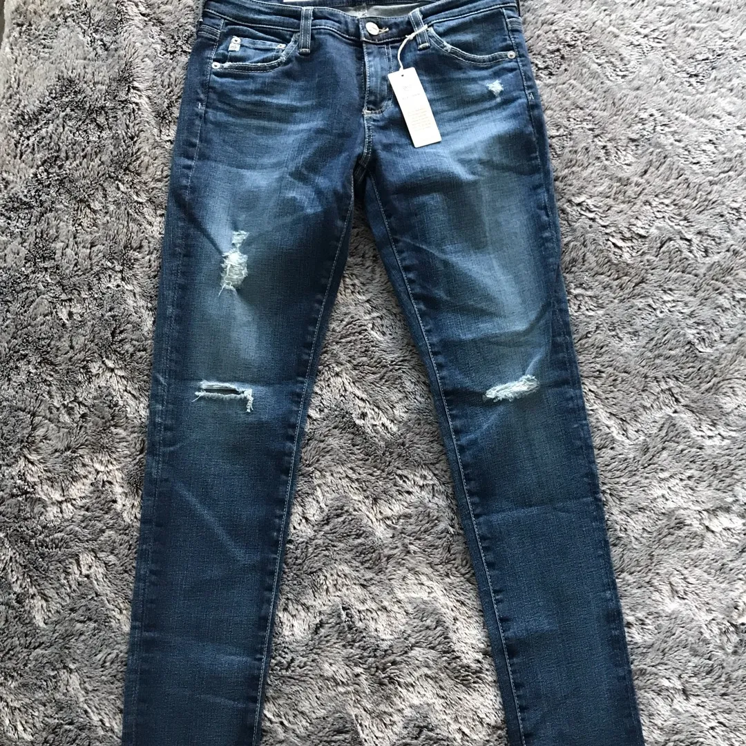AG The Super Skinny Ankle Jeans photo 4