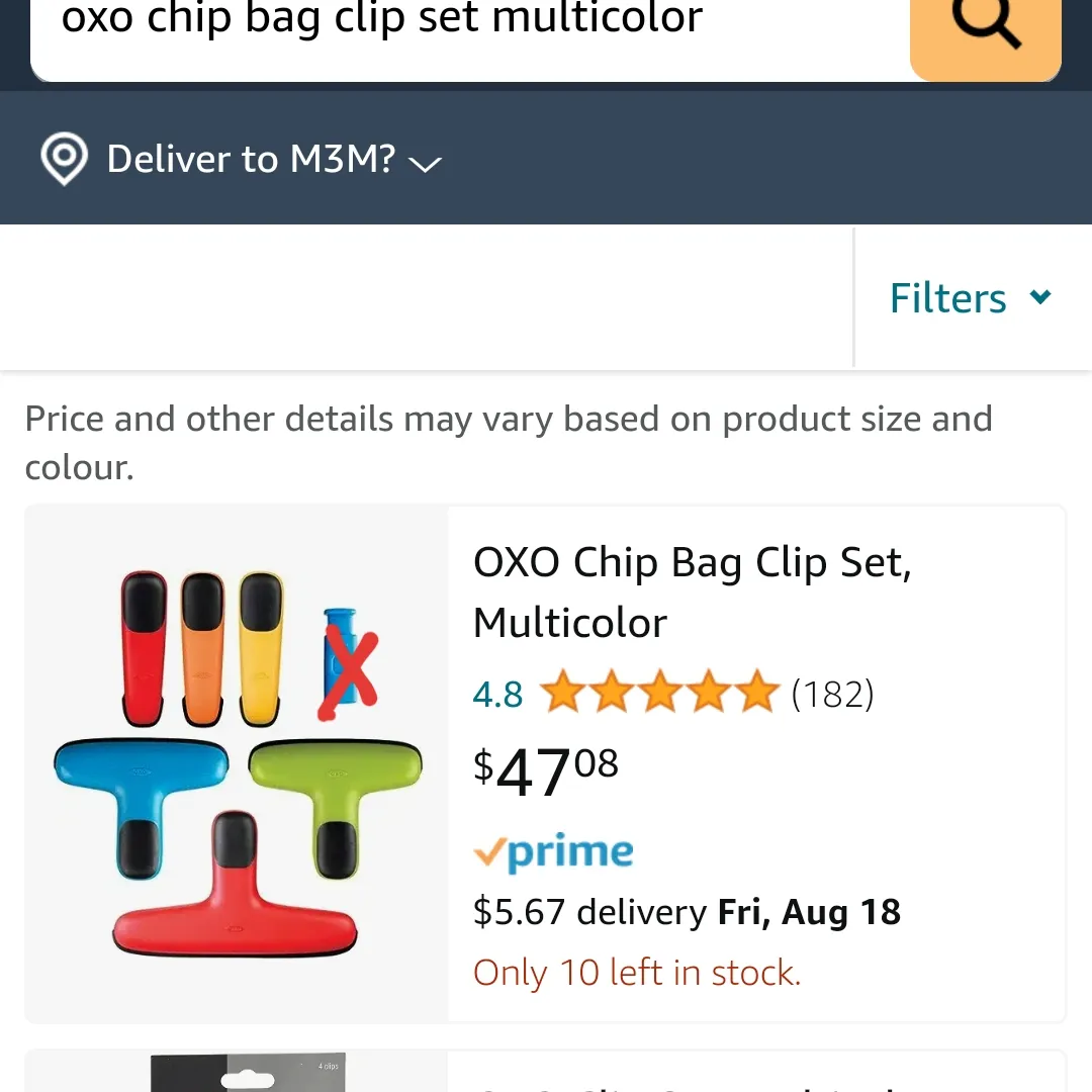 Set of 6 Oxo Good Grips Bag Clips photo 3