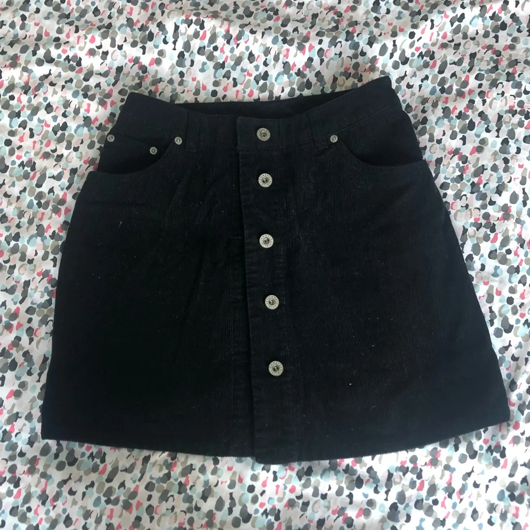 Black Button Up Skirt photo 1