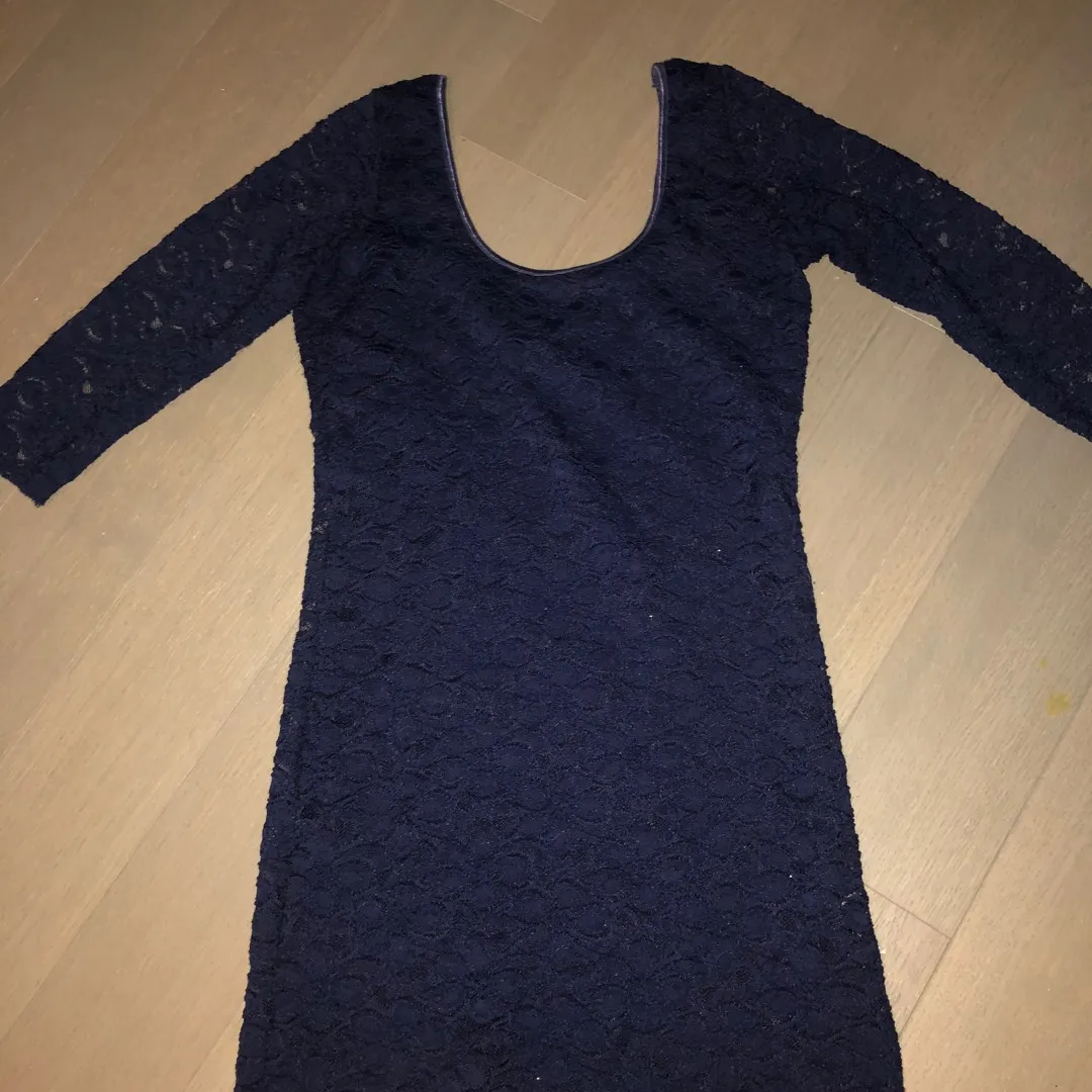 Royal Blue Lace Dress -M photo 1