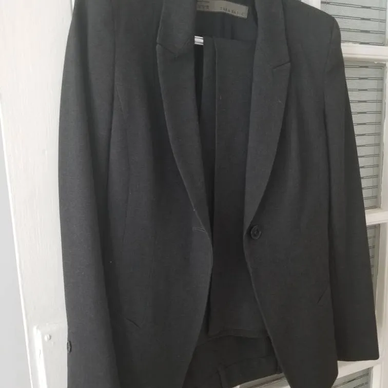 Zara Dark Grey Suit photo 1