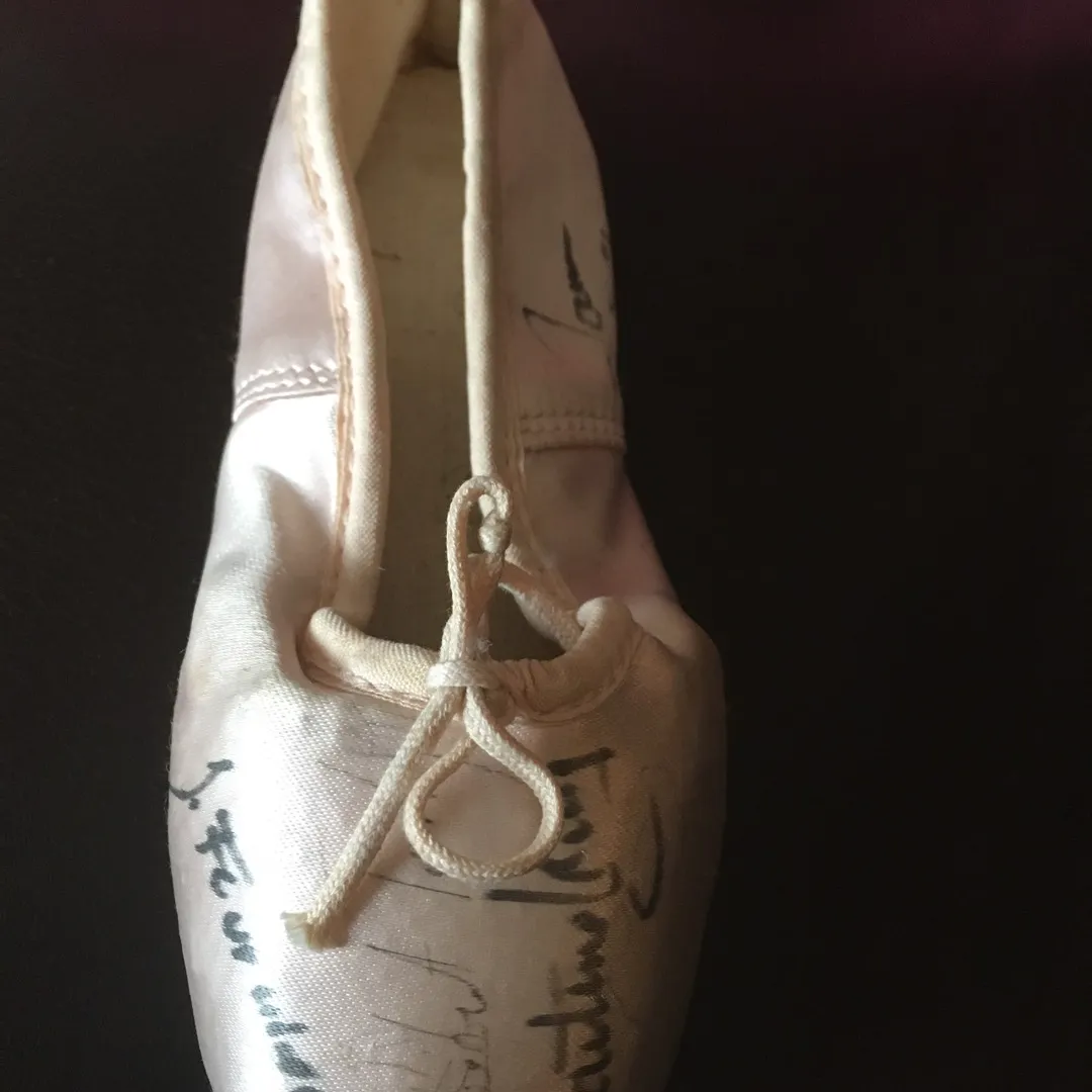 Autographed Ballet Slipper photo 1