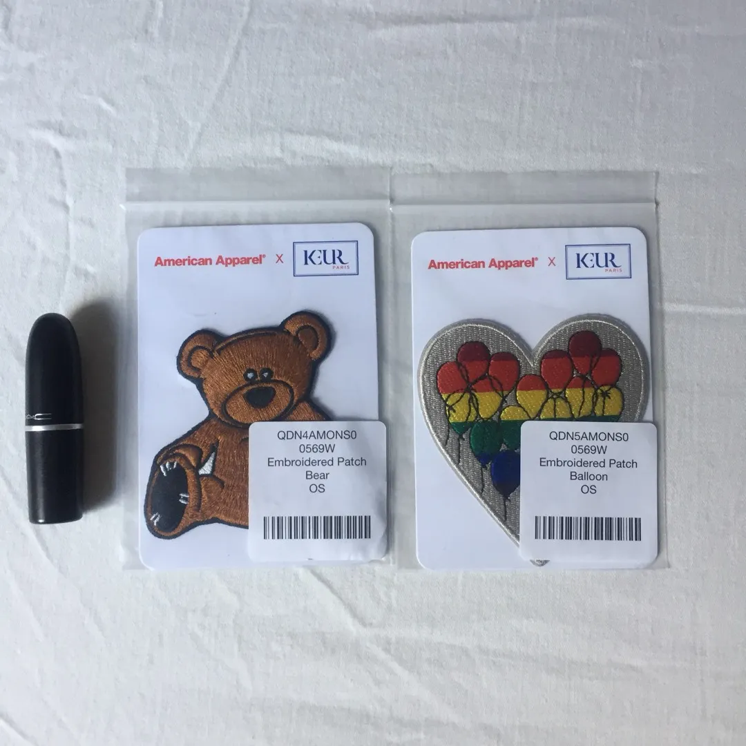 BNIB Embroidered Patches From American Apparel photo 1