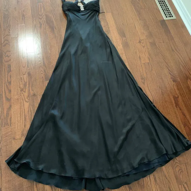Sheer Black Night Gown - Size 12 photo 3