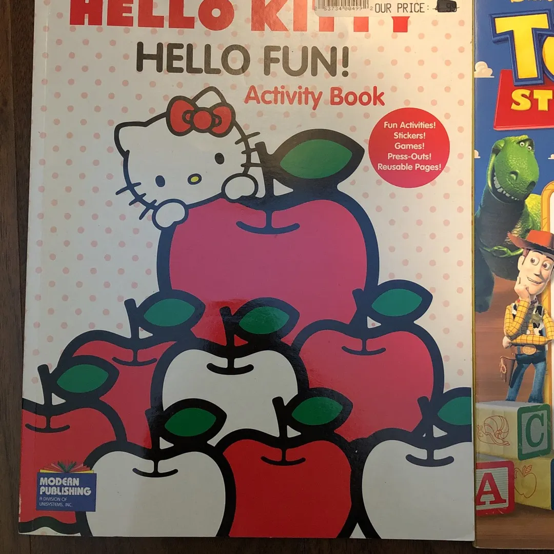 Hello Kitty And Toy Story Kids Activity Book photo 1