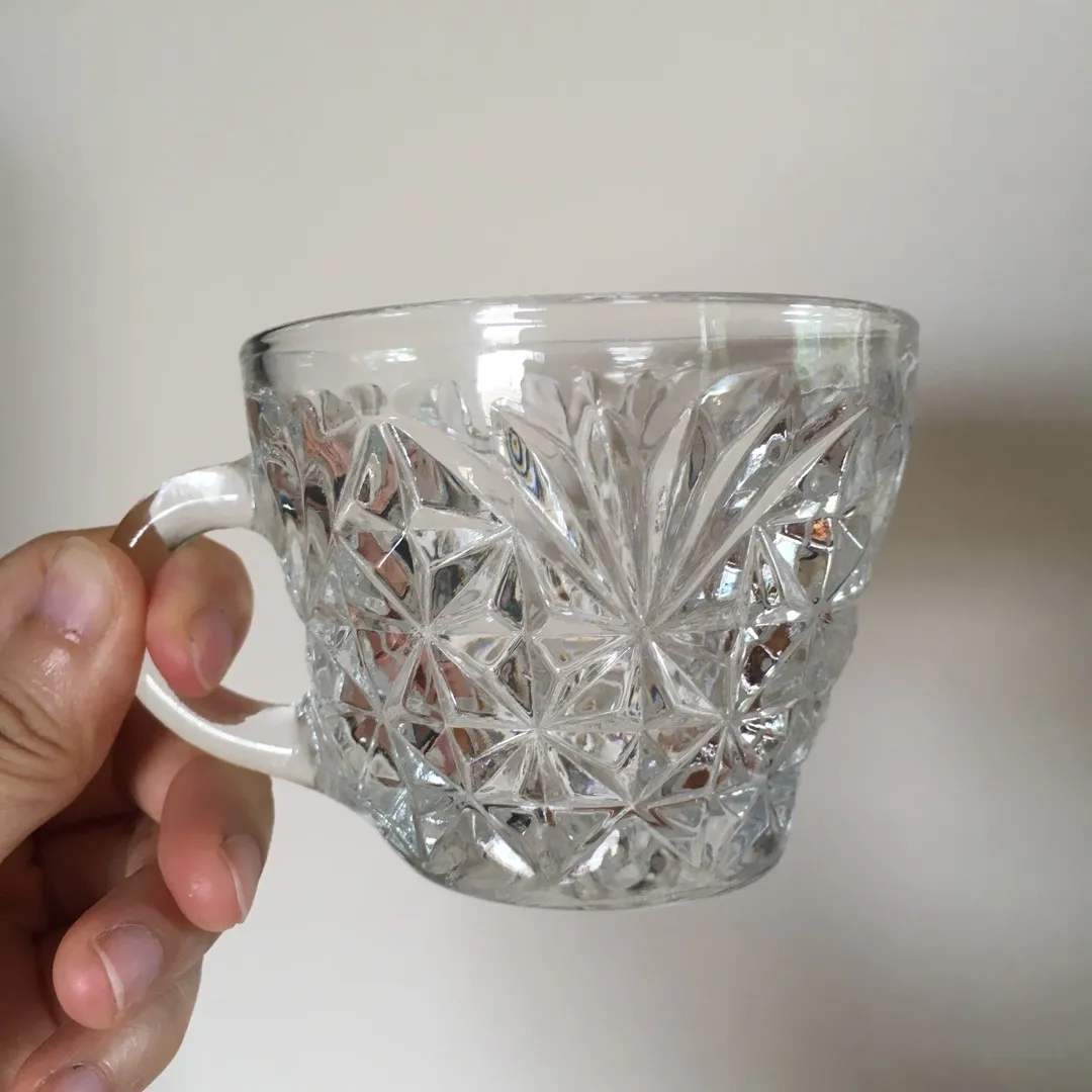 Set Of 4 Vintage Glass Cups photo 1