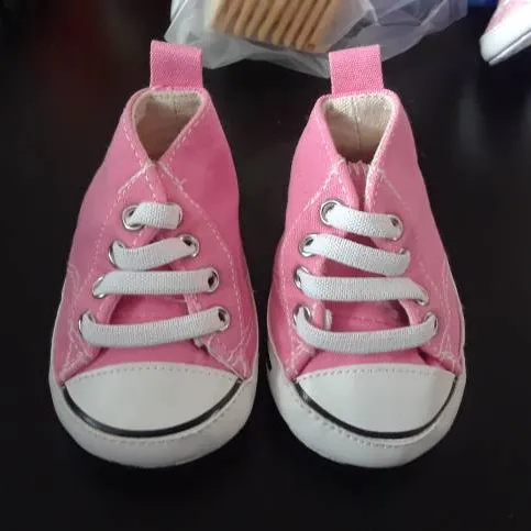 Pink Baby Sneakers Size 1W photo 1