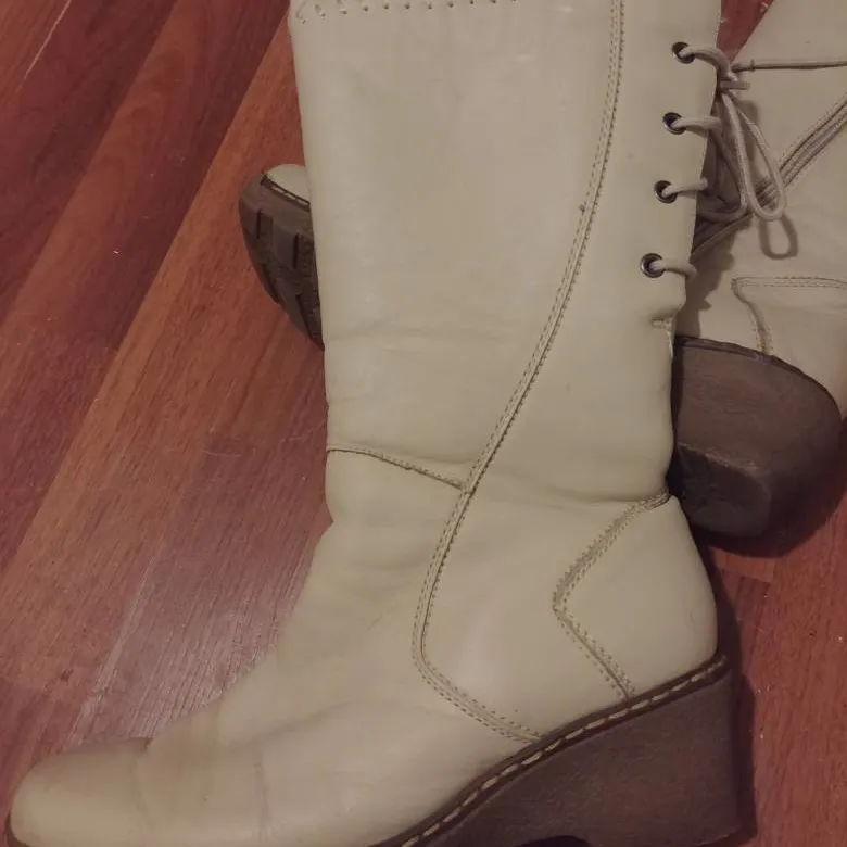 Italian Leather Winter Boots photo 1