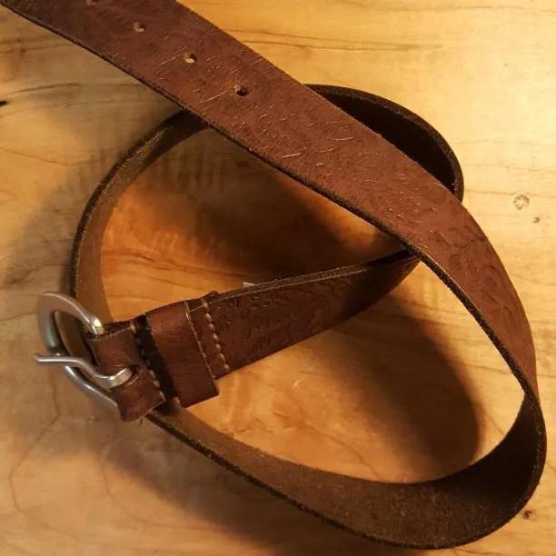 Leather Brown Belt photo 1