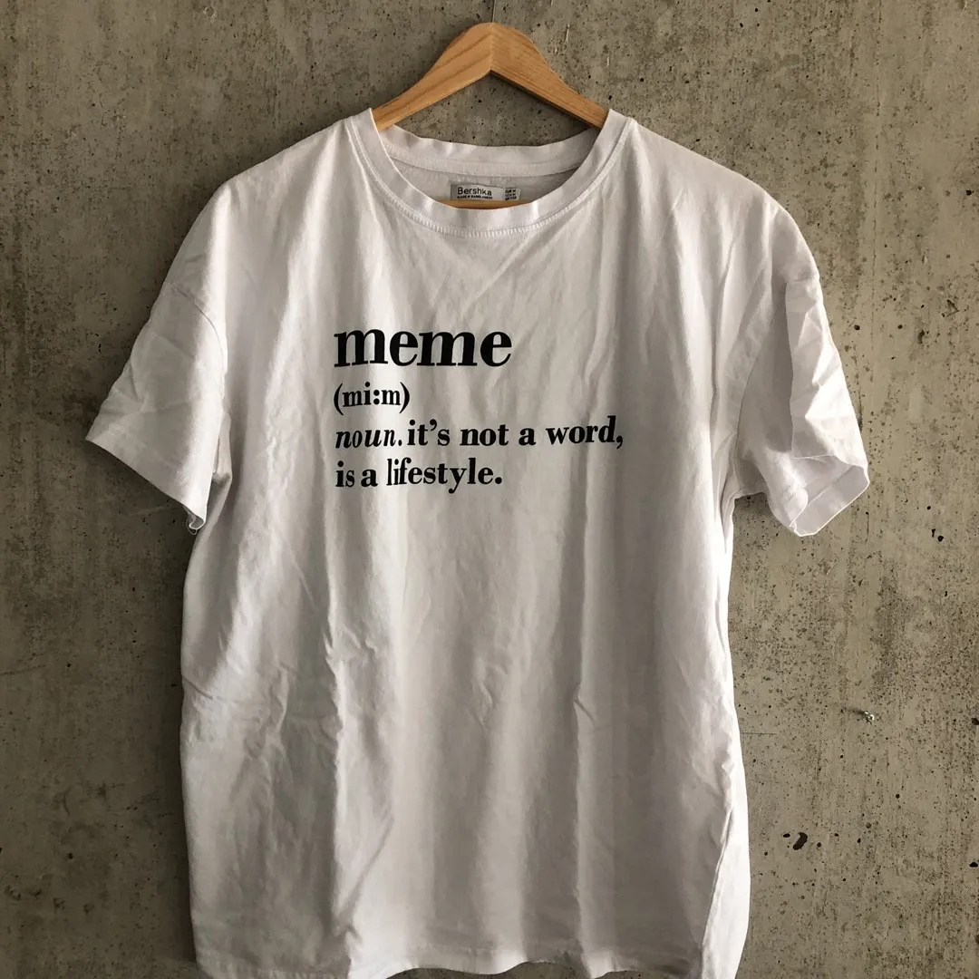 Meme Definition T Shirt - Bershka photo 1