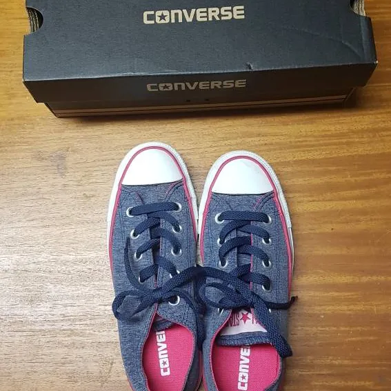 Denim Converse Sneakers photo 1