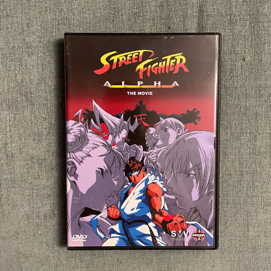Street Fighter Alpha the movie ANIME DVD photo 1