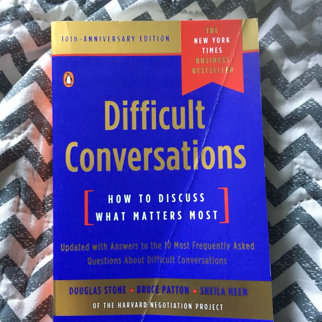Difficult Conversations : How To Discuss What Matters Most photo 1