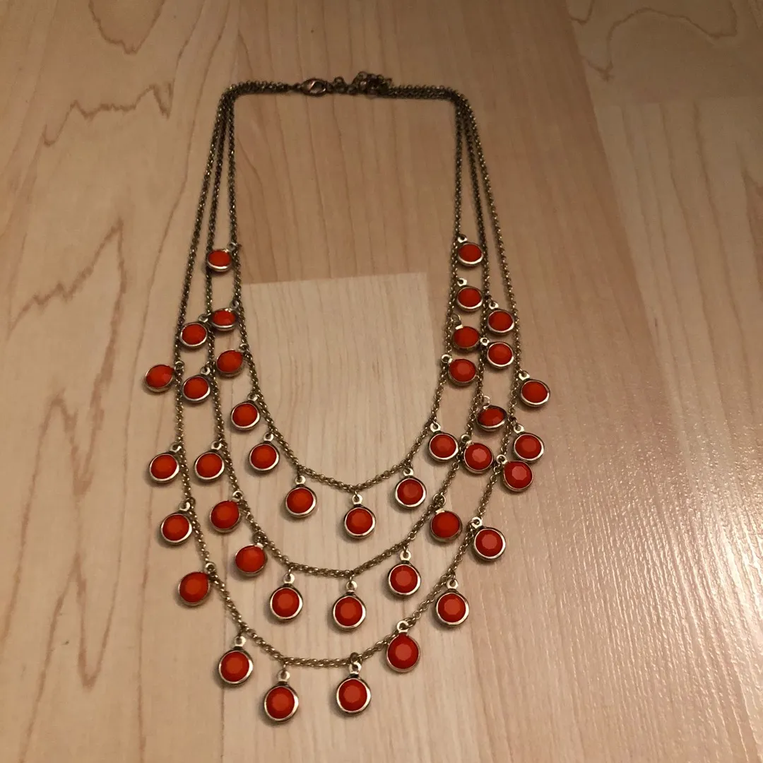 FREE”Coral” Layered Necklace photo 1