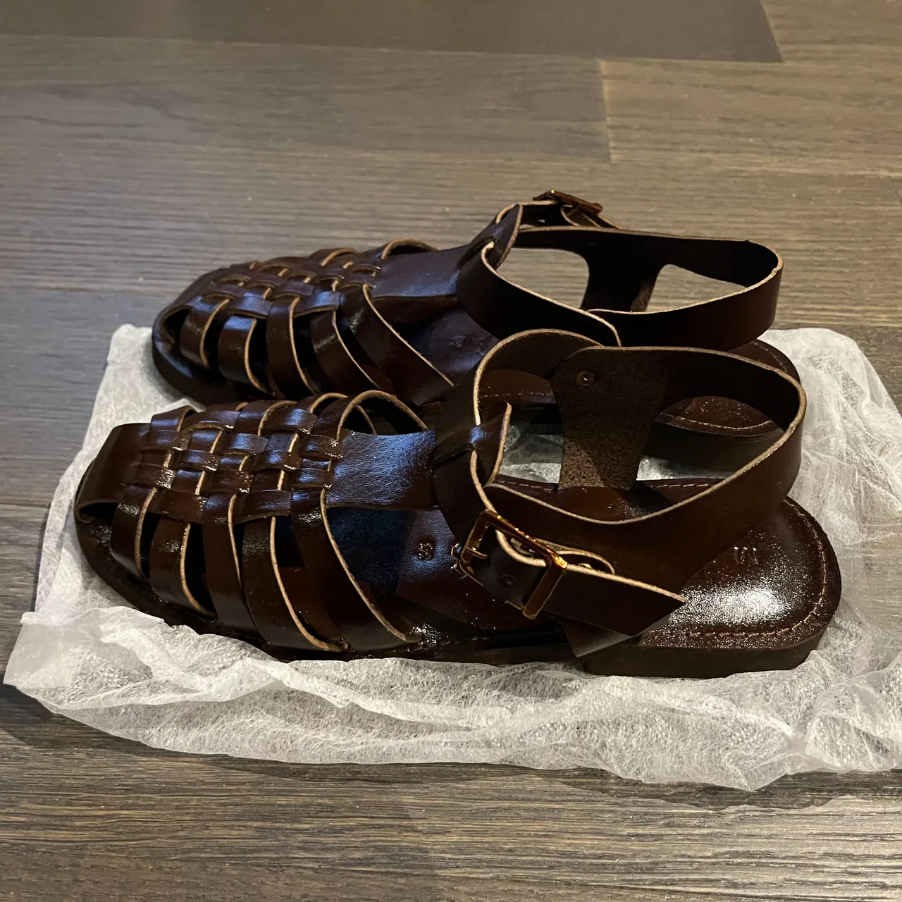 New leather sandals  photo 3
