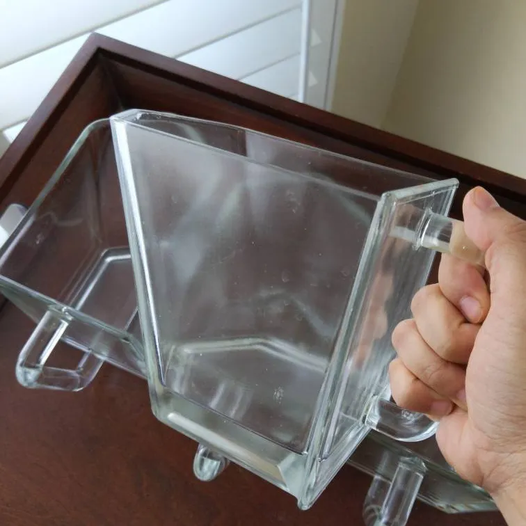 4 Thick Glass Containers photo 3